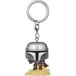 Porte-clés Funko Pocket Pop! Mandalorian - Mando w/Blaster