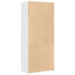 vidaXL Buffet haut blanc 80x42 5x185 cm bois d'ingénierie