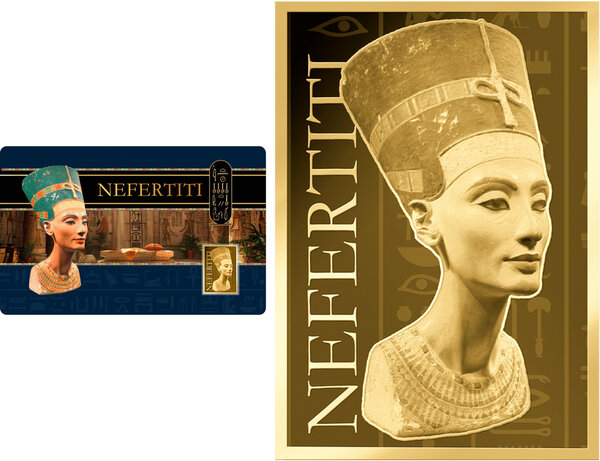 Monnaie NEFERTITI 1/1000 Oz Medaille Or (PRÉCOMMANDE)