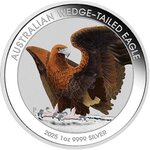 Pièce de monnaie en Argent 1 Dollar g 31.1 (1 oz) Millésime 2025 AUSTRALIAN WEDGE-TAILED EAGLE