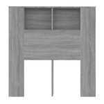 vidaXL Armoire de tête de lit Sonoma gris 100x18 5x102 5 cm