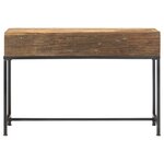 vidaXL Table console 120x30x80 cm bois de récupération massif