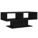 vidaXL Table basse Noir 103 5x50x44 5 cm Aggloméré