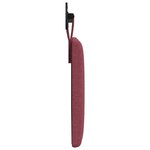 vidaXL Tête de lit suspendue Bordeaux Tissu
