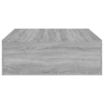 vidaXL Table basse Sonoma gris 100x100x35 cm Bois d'ingénierie