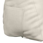 vidaXL Coussin de Dos Crème 60 x 20 x 50 cm Tissu en velours côtelé