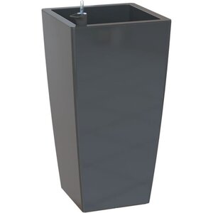 ARTEVASI - Pot pisa auto-arrosage 60cm anthracite 33 x 33 x h61 cm - 4,42l