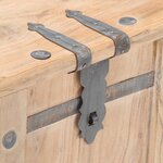 vidaXL Coffre 90x40x40 cm Bois d'acacia solide