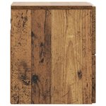 vidaXL Cabinet de chevet mural Bois ancien 33 x 34 5 x 40 cm