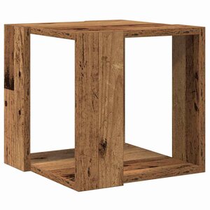 vidaXL Table basse Bois Ancien 32 x 32 x 30 cm Bois d'ingénierie