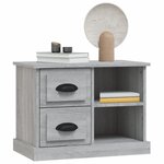 vidaXL Table de chevet sonoma gris 60x35 5x45 cm