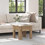 vidaXL Table basse chêne artisanal Bois d'ingénierie