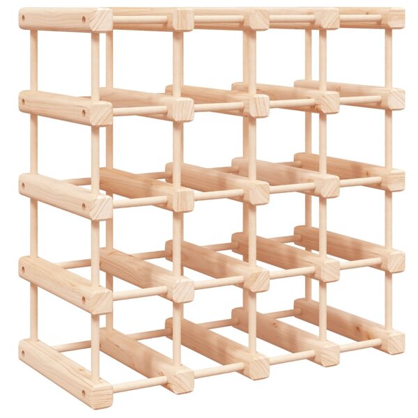 vidaXL Casier à vin pour 20 bouteilles 46 5x23x46 5 cm pin massif