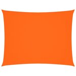vidaXL Voile de parasol tissu oxford rectangulaire 5x6 m orange