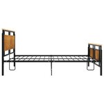 vidaXL Cadre de lit sans matelas métal 180x200 cm