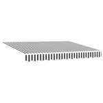vidaXL Auvent Rétractable Anthracite et blanc 300x250 cm tissu