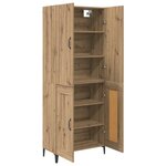 vidaXL Haut Armoire Chêne artisanal 69 5 x 34 x 180 cm