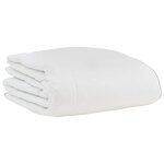 vidaXL Duvet d'hiver avec oreiller 3 Pièces Blanc Plume de canard