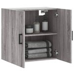 vidaXL Armoire murale sonoma gris 60x31x60 cm bois d'ingénierie