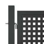 vidaXL Portail de jardin anthracite 300x225 cm acier