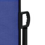 vidaXL Auvent latéral rétractable de patio 160x300 cm Bleu