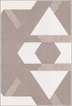 Tapis de salon ZINO 80 x 150 cm - Beige