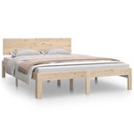 vidaXL Cadre de lit sans matelas 135x190 cm