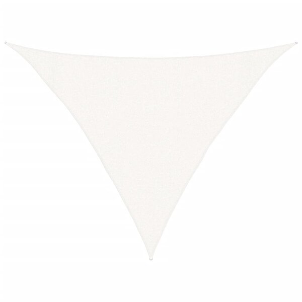 vidaXL Voile d'ombrage 160 g/m² Blanc 3x3x4 2 m PEHD