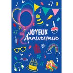Carte Musicale D'anniversaire Rétro "joyeux Anniversaire" - Draeger paris