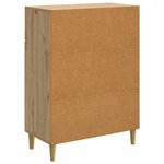 vidaXL Buffet Chêne artisanal 66 x 34 5 x 90 cm Bois d'ingénierie