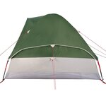 vidaXL Tente de camping à dôme 4 personnes vert imperméable