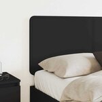 vidaXL Tête de lit Chêne noir 140 cm Bois d'ingénierie