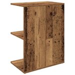 vidaXL Table de chevet vieux bois 46 5x29x61 cm bois d'ingénierie