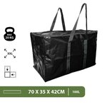 Pack and Move - Lot 10 grands sacs déménagement  rangement et transport ultra résistant - Réutilisable - Poignées solides
