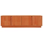 vidaXL Meuble TV Brun Ciré 140 x 40 x 40 cm Pin massif