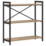 vidaXL Étagère Chêne artisanal 80 x 30 x 85 cm Bois d'ingénierie