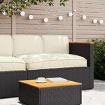 vidaXL Set de coussins de palette 3 Pièces Crème 120 x 80 x 12 cm