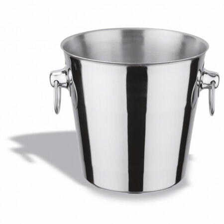 Seau à champagne inox avec anneaux ø 20 cm - pujadas -  - inox