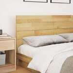 vidaXL Tête de lit 150 cm bois massif de chêne
