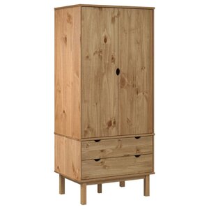 vidaXL Garde-robe OTTA 76 5x53x172 cm Bois massif de pin
