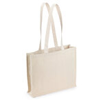 Sac coton naturel sans soufflet 38 x 42 cm (lot de 25)