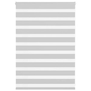 vidaXL Store zèbre gris clair largeur du tissu 105 9 cm polyester