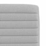 vidaXL Chaises à manger lot de 2 gris nuage tissu