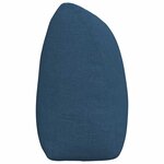 vidaXL Coussin de Dos Bleu 200 x 24 x 50 cm tissu