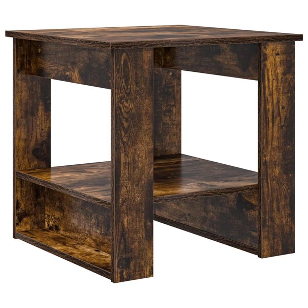 vidaXL Table basse Chêne fumé 51 x 50 x 50 cm Bois d'ingénierie