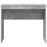 vidaXL Bureau Gris béton 90 x 40 x 76 cm