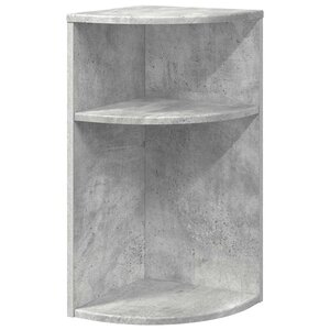 vidaXL Table d'appoint Gris béton 29 6 x 29 6 x 60 cm