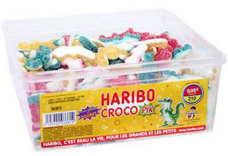 Haribo Croco Pik Boîte de 210 pièces