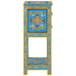 vidaXL Buffet turquoise 55x30x76 cm bois massif de manguier