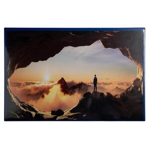 Sous-main Rigide Pvc Personnalisable Kreacover - 37 5x57 5 Cm - Bleu - Exacompta